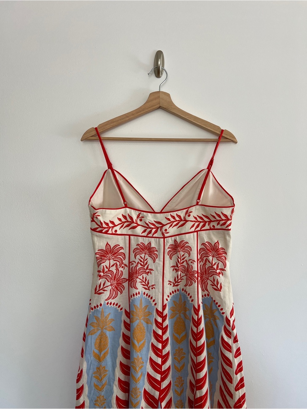 Anthropologie x Farm Rio Sleeveless V-Neck A-Line Maxi Dress Size M NWT - Picture 6 of 10